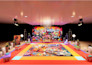 do 3d stage design, concert, exhibition, wedding or birthday events